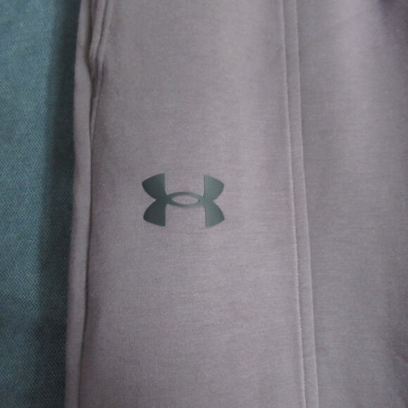 Under Armour Pants Womens Small Purple Straight Split Leg Athletic Active Fleece - Picture 3 of 9
